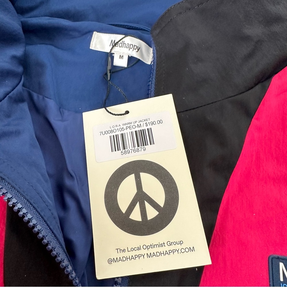 Madhappy NWT LORA Colorblock Windbreaker, M (Unisex) - Picture 4 of 12
